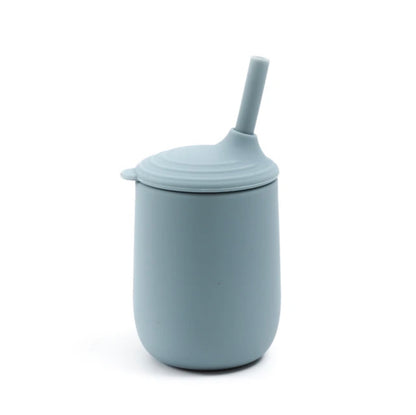 Baby Silicone Sippy Cup With Straw