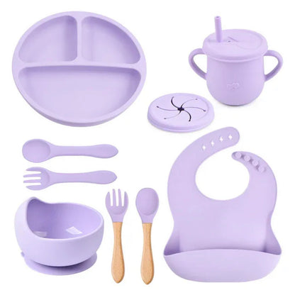 Baby Feeding Tableware 9 Piece Set