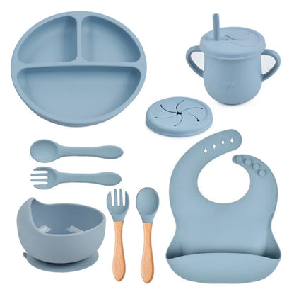 Baby Feeding Tableware 9 Piece Set