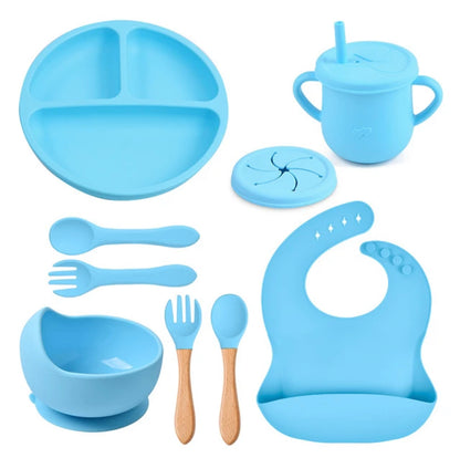 Baby Feeding Tableware 9 Piece Set