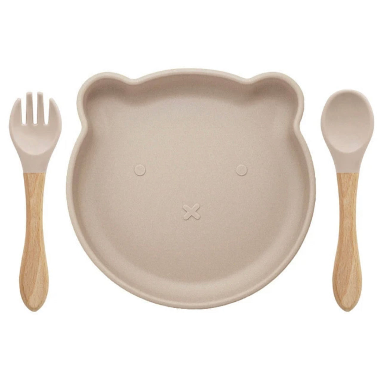 Baby Bear Plate With Spoon & Fork