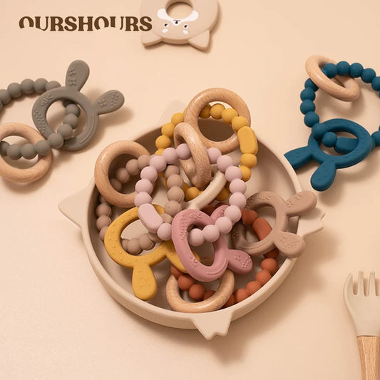 3 in 1 Baby Silicone Teether