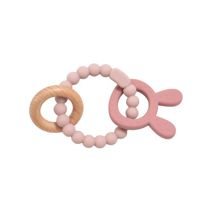 3 in 1 Baby Silicone Teether