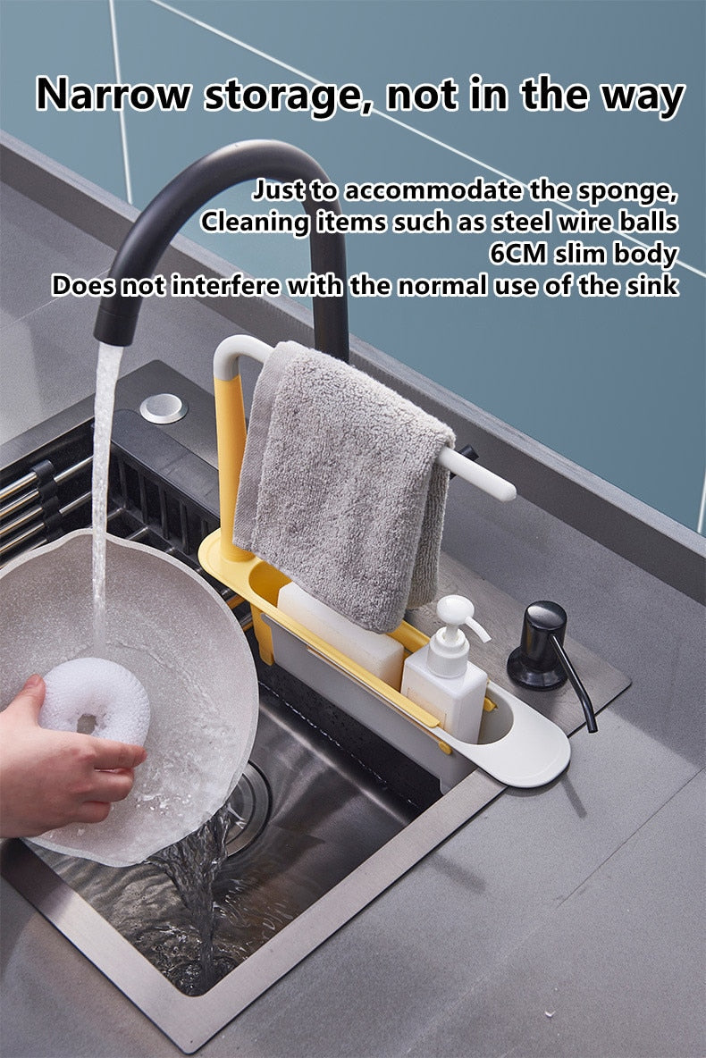 Global Purveyors Telescopic Sink Rack