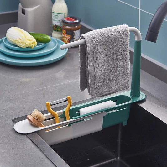 Global Purveyors Telescopic Sink Rack