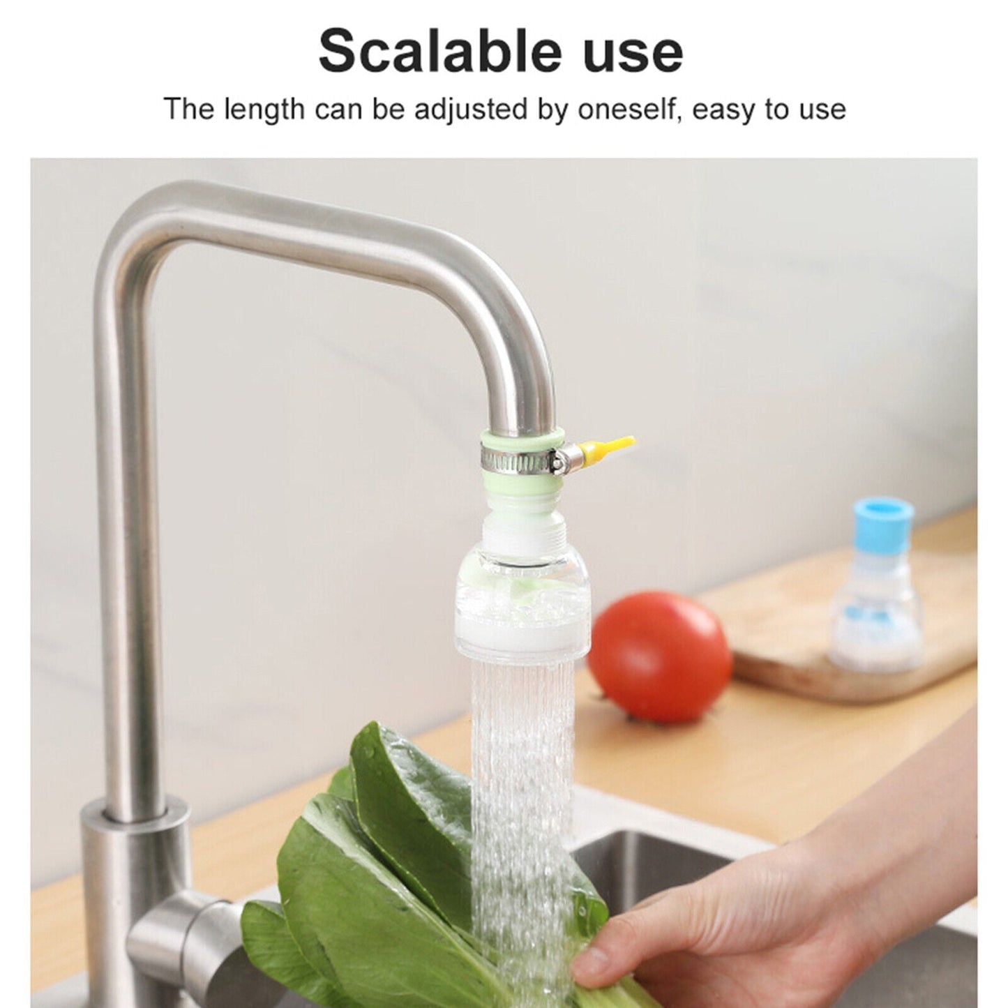 Global Purveyors 360-Rotation Kitchen Sink Faucet Extenders